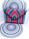 Sequin clutch bag