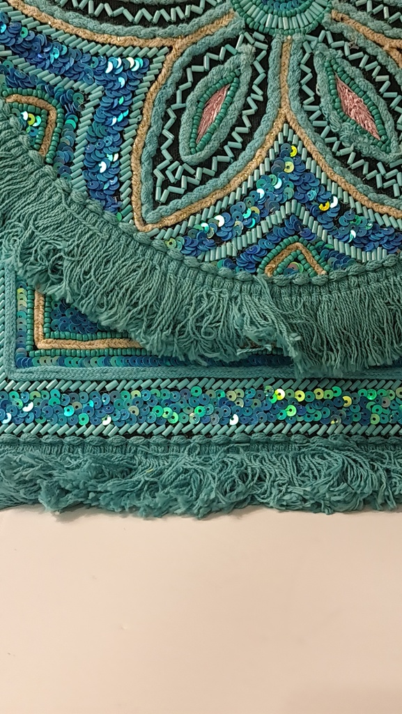 Sequin clutch bag