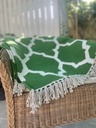 Jaali Dhurrie Green