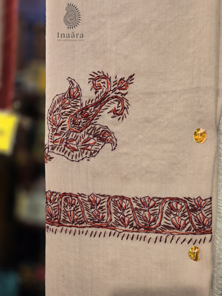 Handmade Semi-Pashmina Ghutra - Soft Tones (copy)