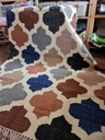 Moroccon Wool Dhurrie Earth Tones