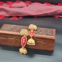 Swarna Coral Jhumka