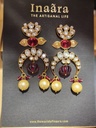 The Dancing Crescent Polki Earrings