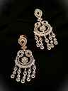 Shimmering Zircon Chandeliers