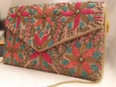 Sequin clutch bag