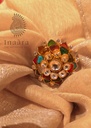 Satrangi Kundan Ring