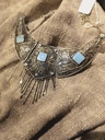 Antique Style Neck piece with Blue beads