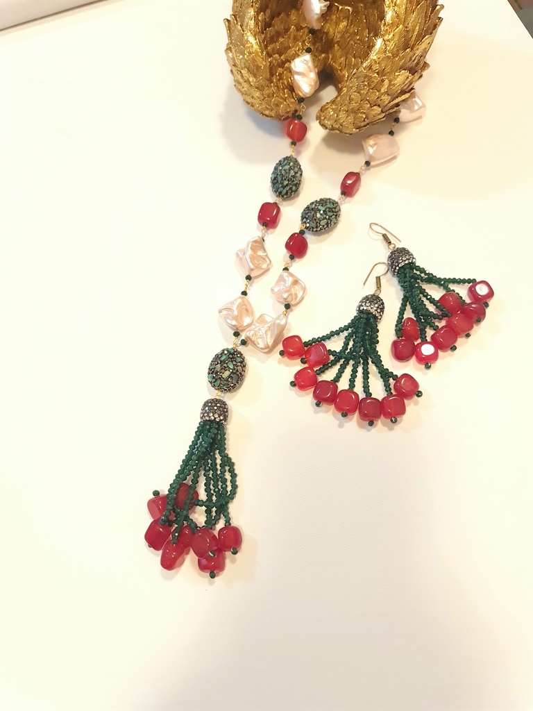 Victorian style long mala