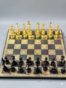 Golden and Black Brass Chess Set-Big