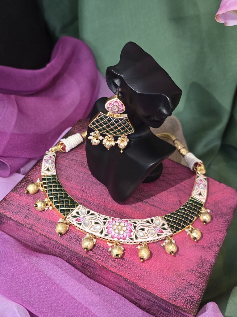 Radha Meenakari Set