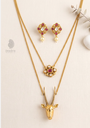 Al- Maha Layered Kundan Necklace