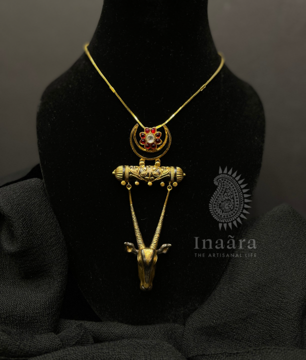 Al- Maha Necklace w/ Flower by Inaara