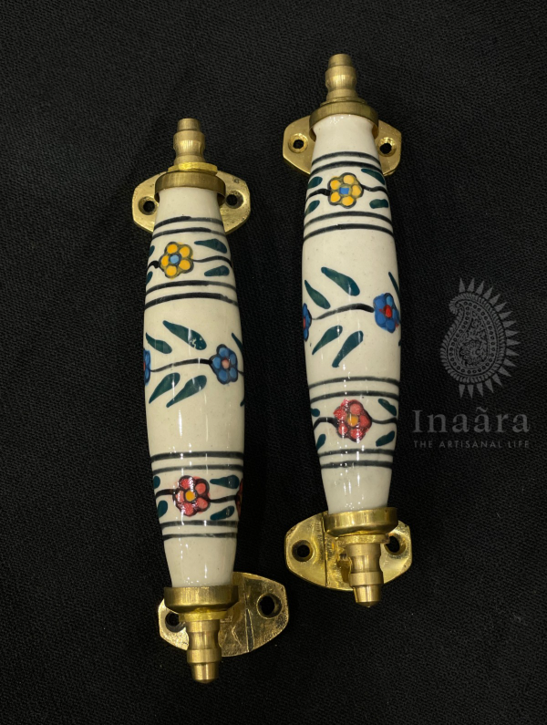 Ceramic Door Handle- White/2pc (copy)