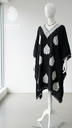 Embroidered Kaftan- Black