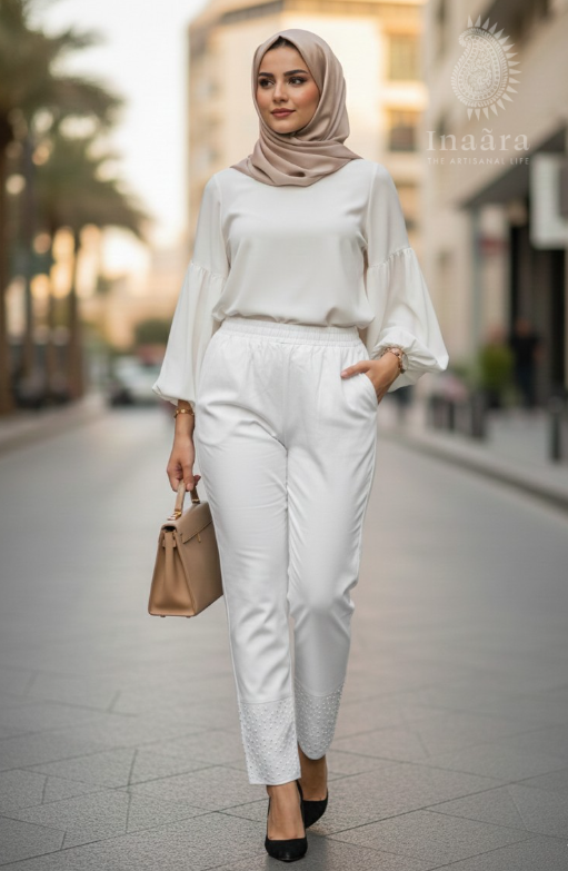 Lace Pants Strechable- Gray (copy)