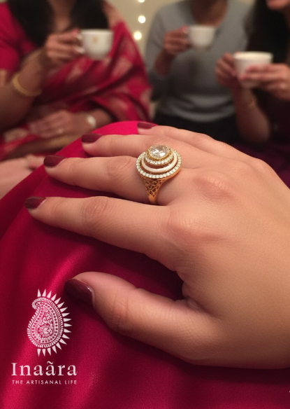 Multi-Tiered Enamel Ring