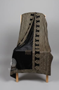Velvet Dupatta- Black Heavy