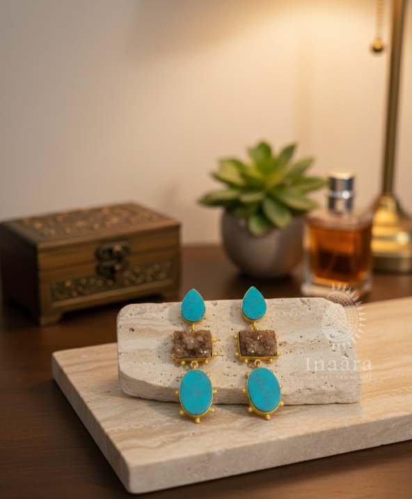 Labradorite Gemstone Earrings (copy)