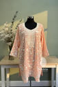 Kashmiri Kurti/Short -Pastel Peach