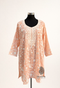 Kashmiri Kurti/Short -Peach