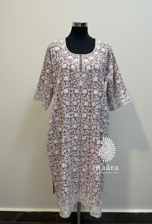 Kashmiri Kurti/Long - Black (copy)