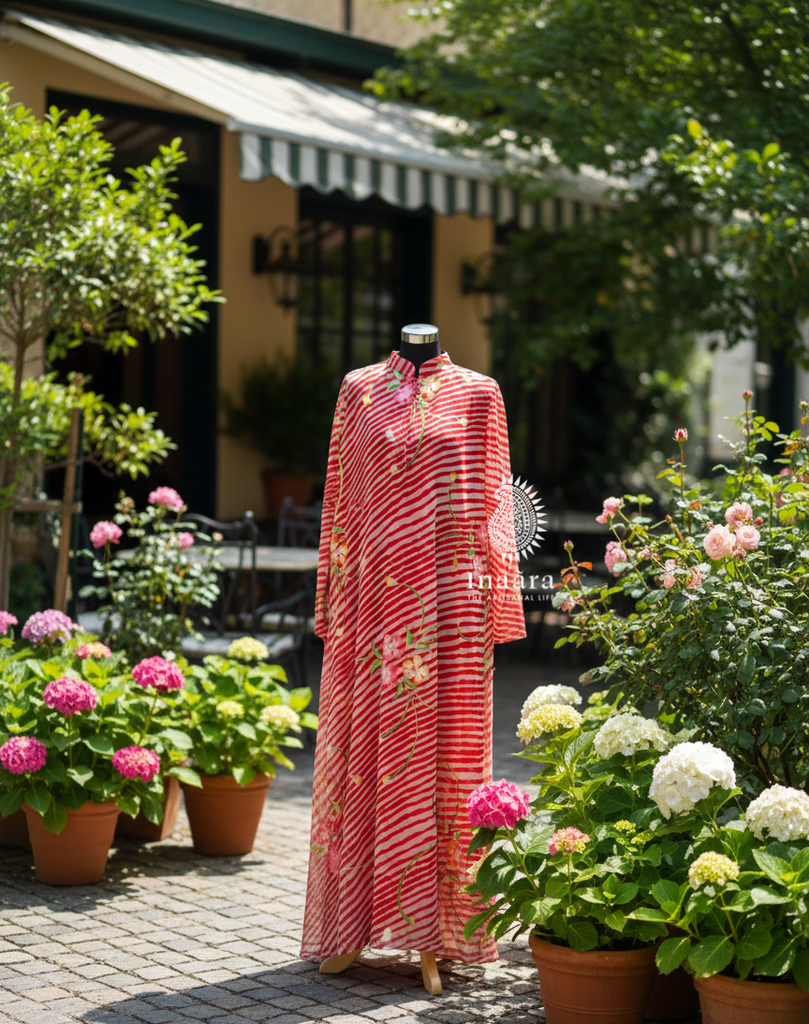 Jalabiya-Red Stripes/XL