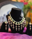 Gold-Toned Kundan Choker Necklace Set (copy)