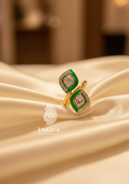 Kundan - Green Ring