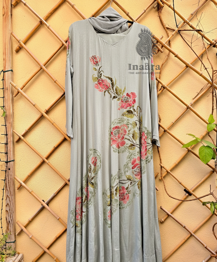 3pc Kali Chiffon Suit-Gray