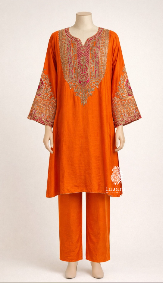 kurta Set- Orange