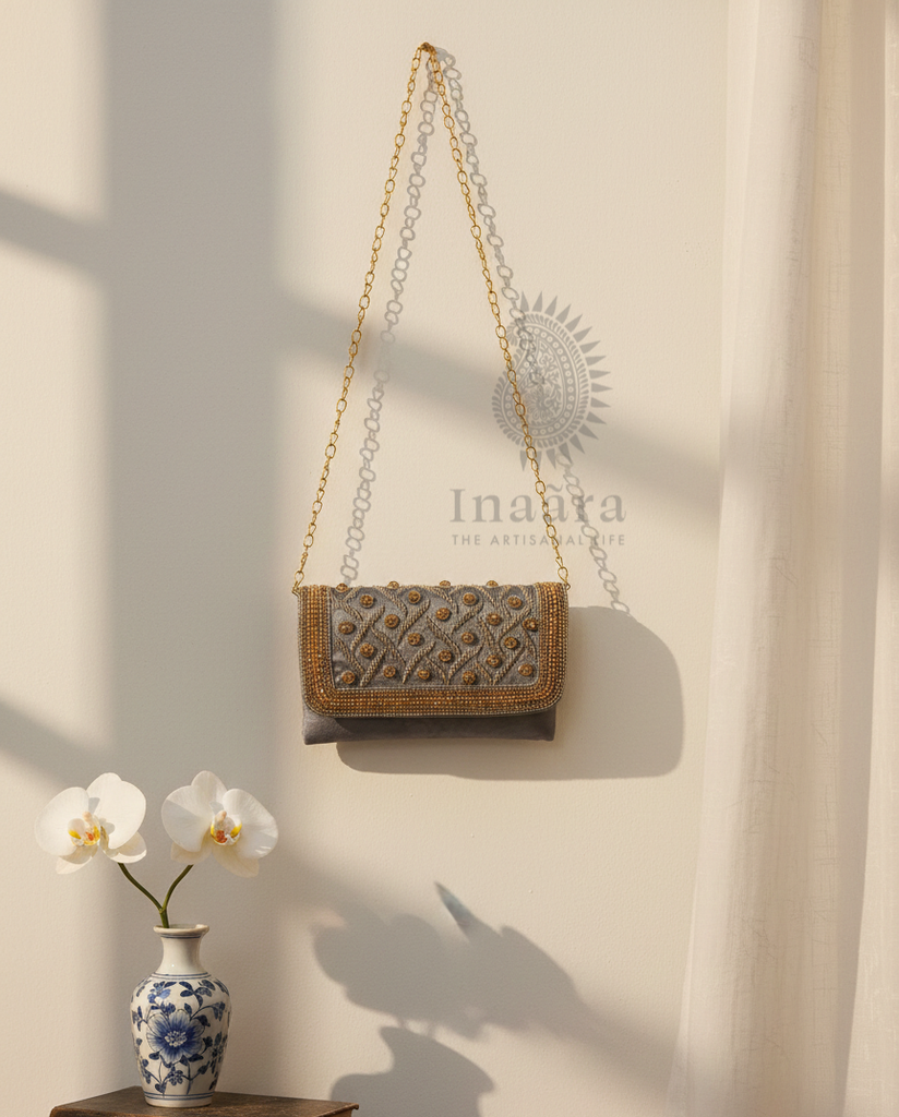 Ghazala Bag-Yellow Brown (copy)