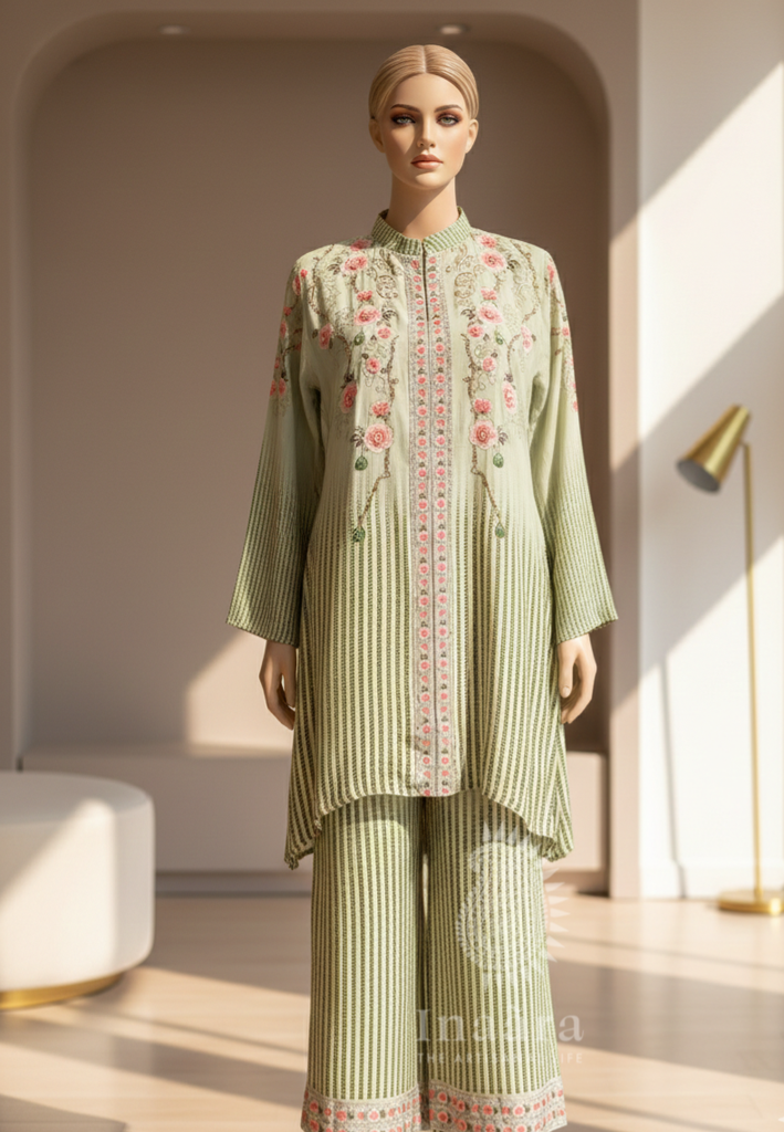 Printed Co-Ord Set-Cream (copy)