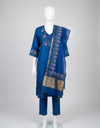 Kurta Set- Blue with Dupatta
