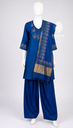 Kurta Set- Blue with Dupatta