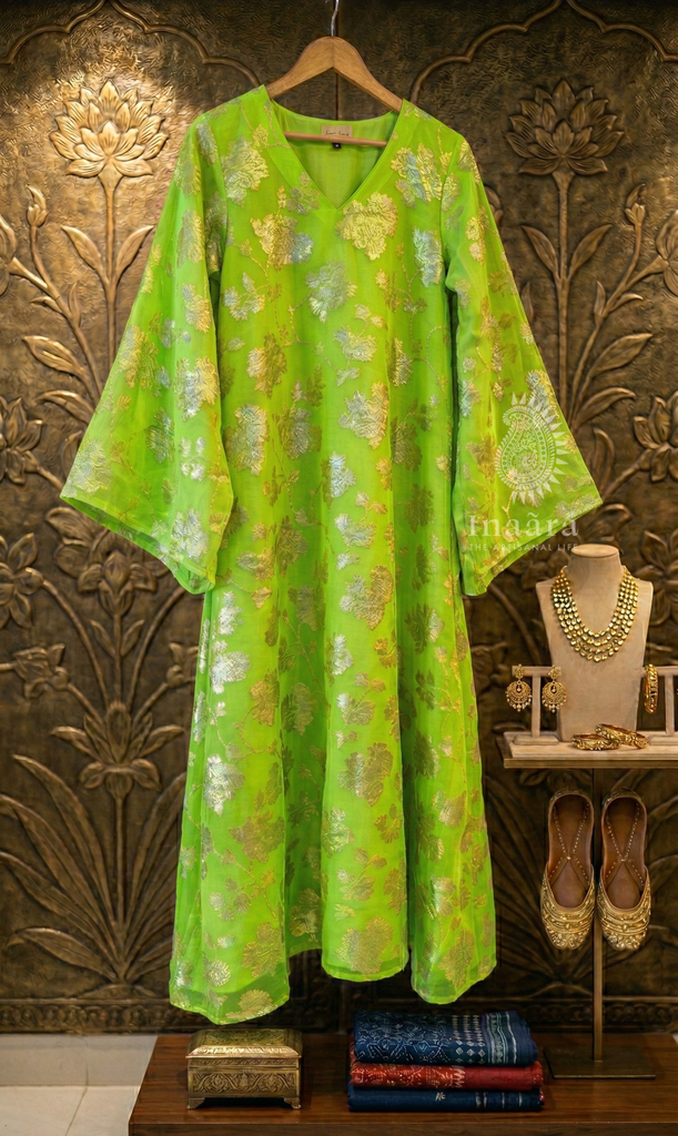 Kaftan- Lime Green