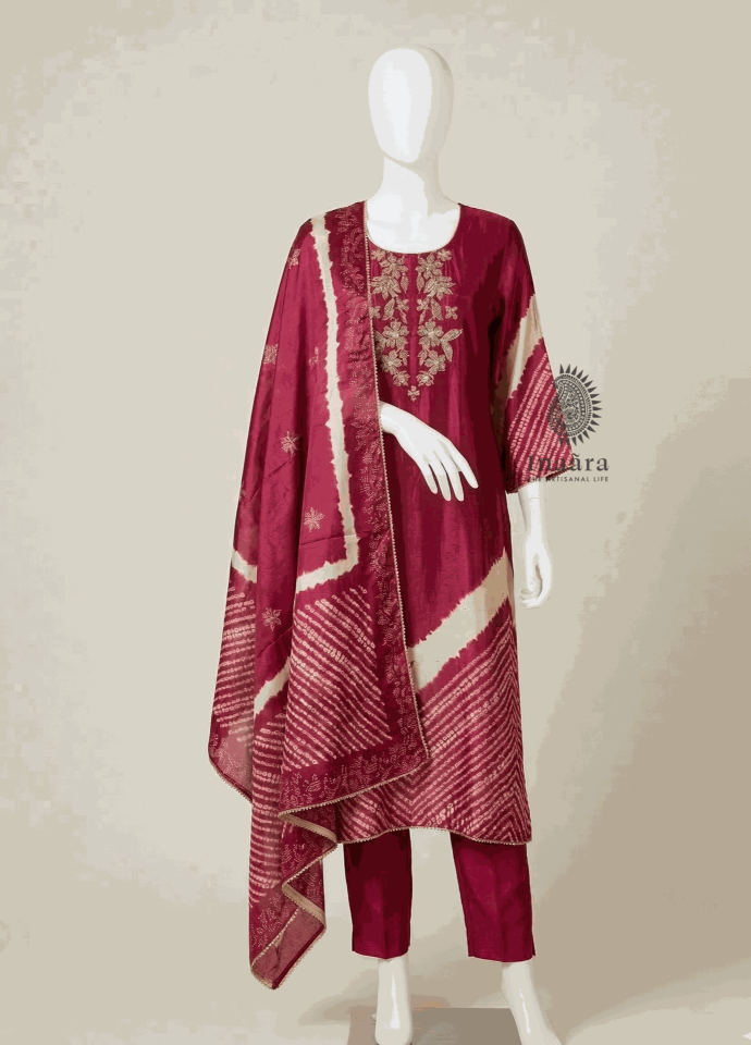 Kurta Set-Paisley Embroidered/Yellow (copy)