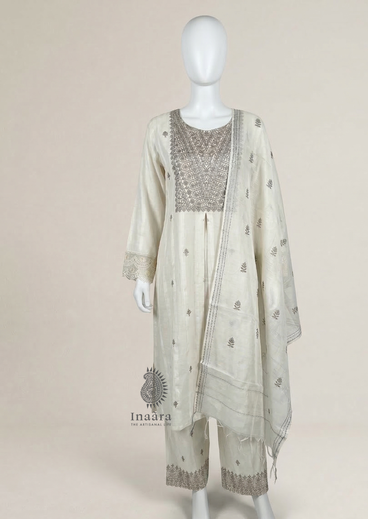 Chiffon Chikan Thread Suit 3pc (copy)