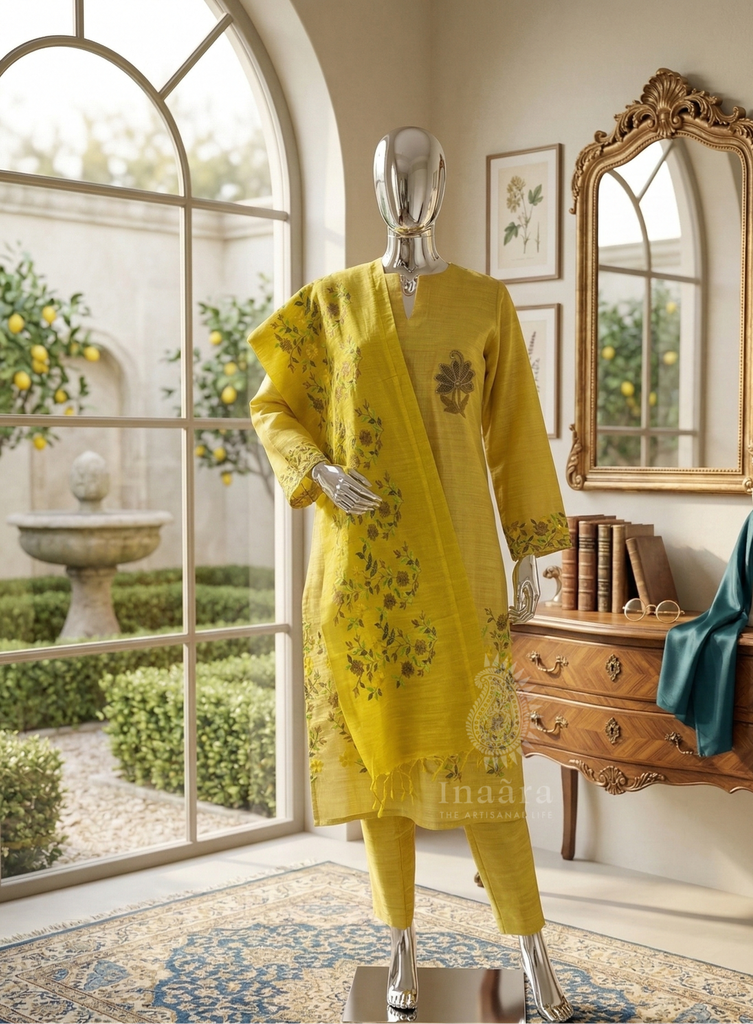 Kurta Set- Light Purple with Dupatta (copy)