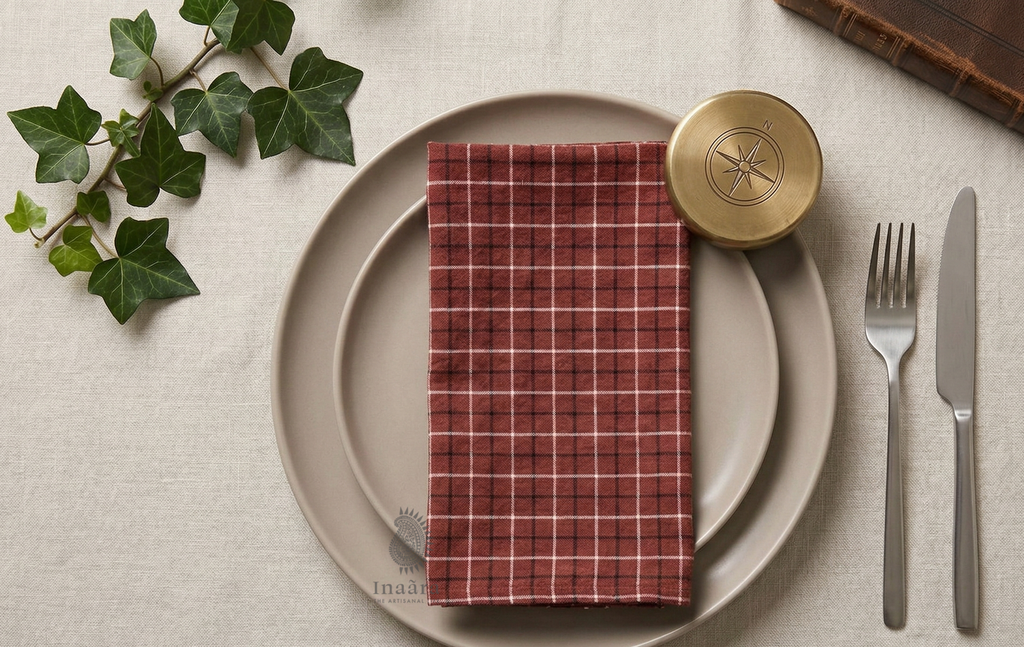 Table Napkin-Maroon/4pcs