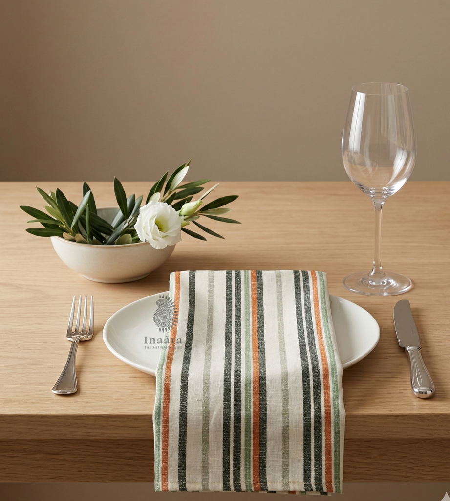 Table Napkin-Stripes01/4pcs