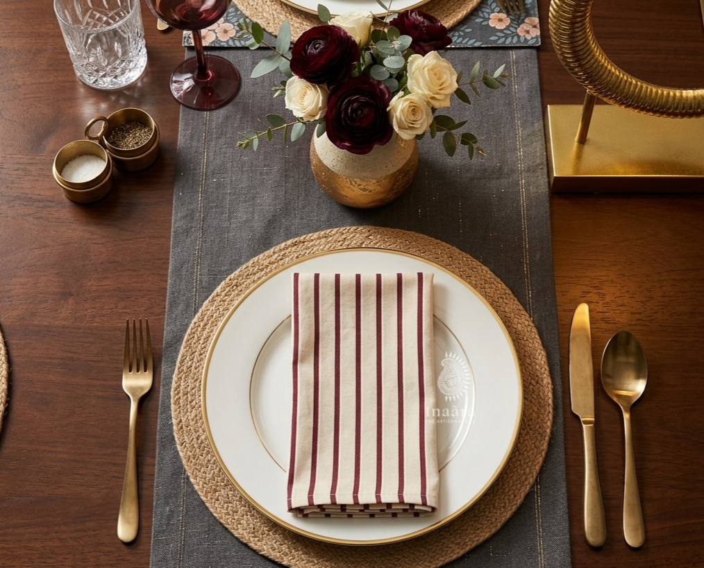 Table Napkin-Stripes03/4pcs