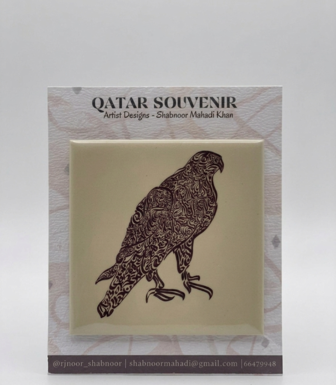 Qatar Falcon Ref Magnet