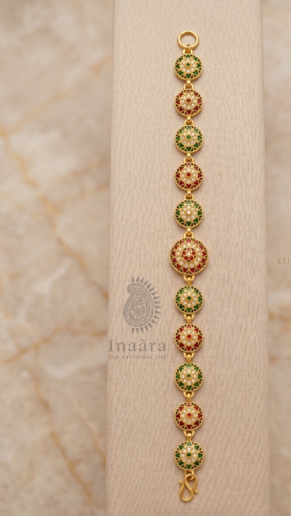 Circular Kundan Matha Patti