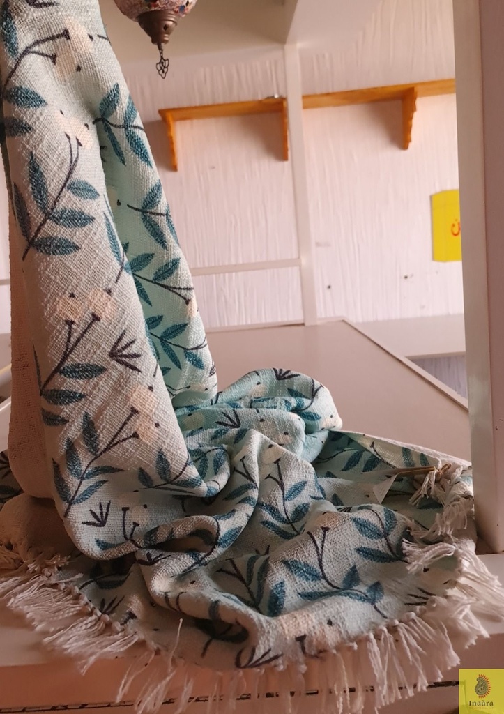Digital printed throw