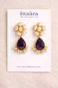 Amethyst & Pearl Bespoke Earrings