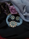 Blue Quartz Victorian Choker Set
