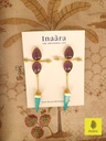 Raw Stone Handcrafted Earrings