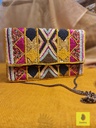 Sequin clutch bag