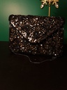 Sequin clutch bag