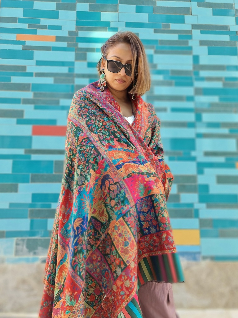 Forest Stories Kashmir Shawl